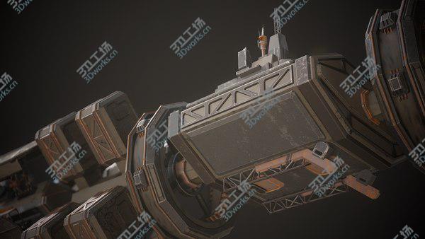 images/goods_img/20210312/3D Sci-Fi Heavy Freighter Cargo Spaceship model/5.jpg